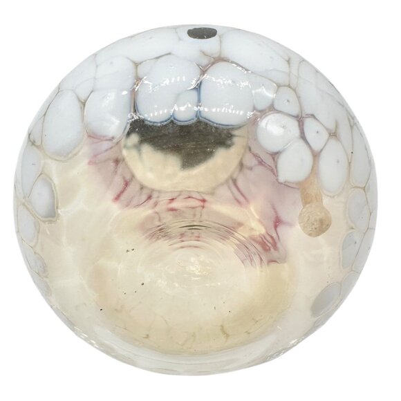 Handcrafted Reinhard Herzog Lampwork Glass Art Snowman Ornament Made in Germany - Picture 7 of 9